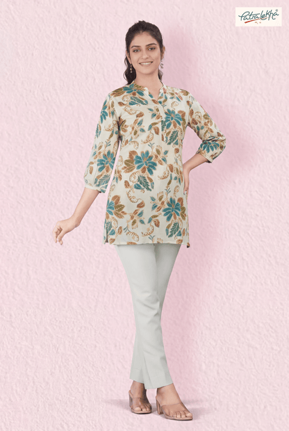 Floral Print Cotton Tunic