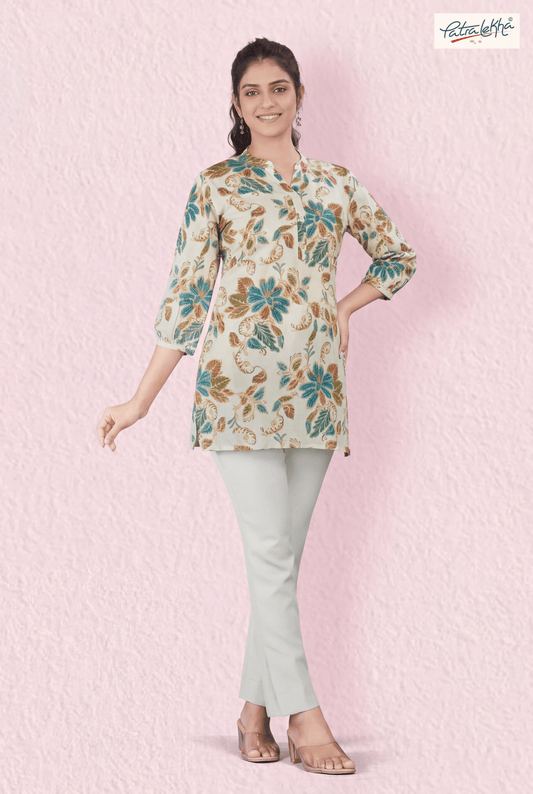 Floral Print Cotton Tunic