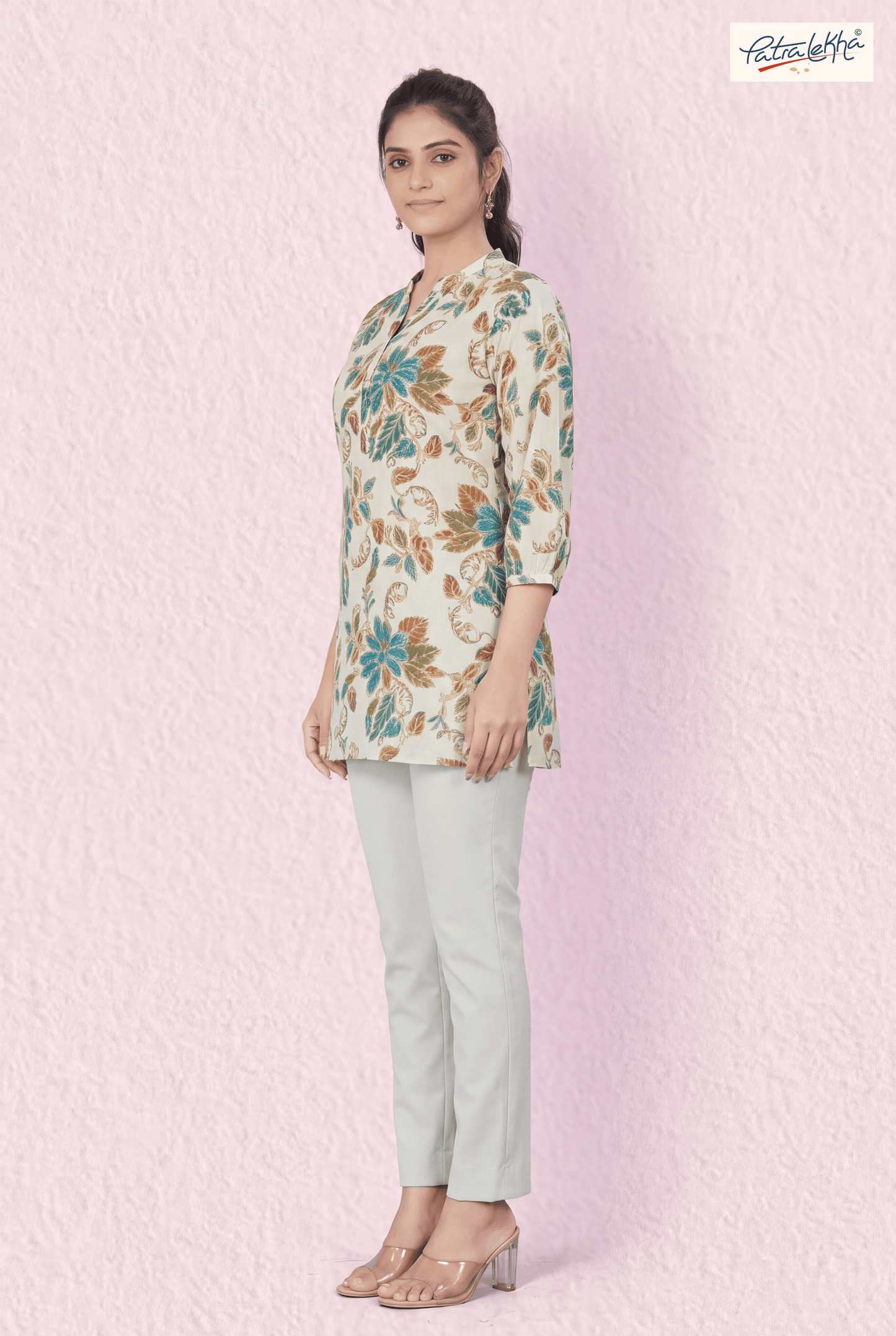 Floral Print Cotton Tunic