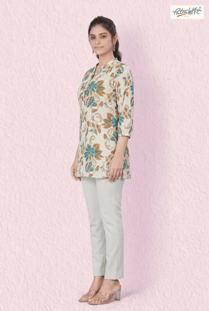 Floral Print Cotton Tunic