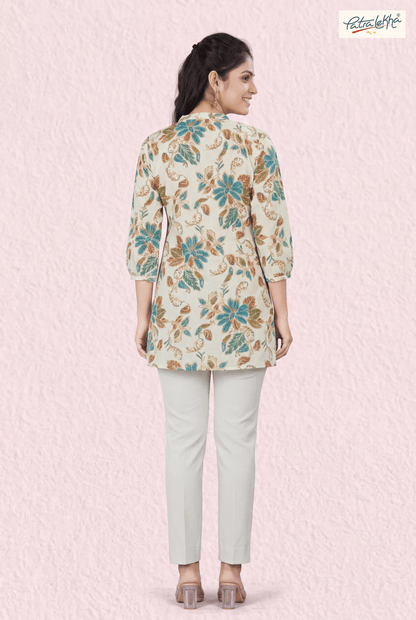 Floral Print Cotton Tunic