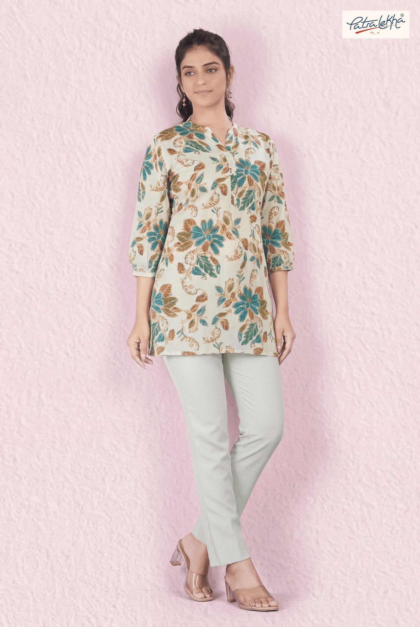 Floral Print Cotton Tunic
