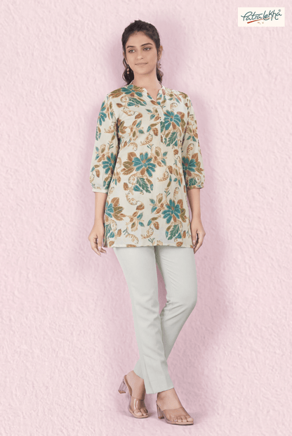 Floral Print Cotton Tunic