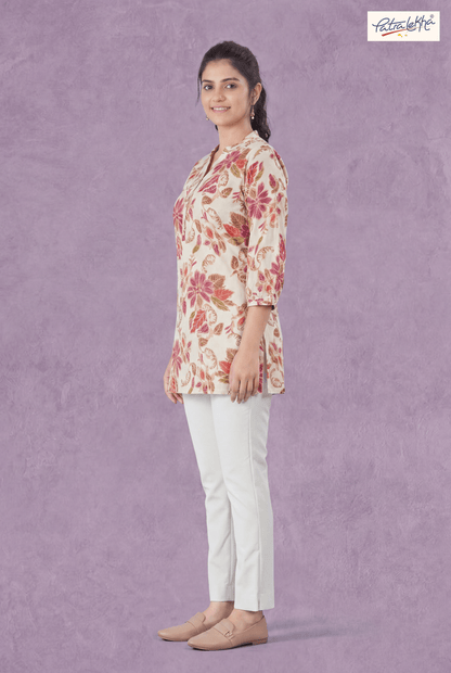 Floral Print Cotton Tunic
