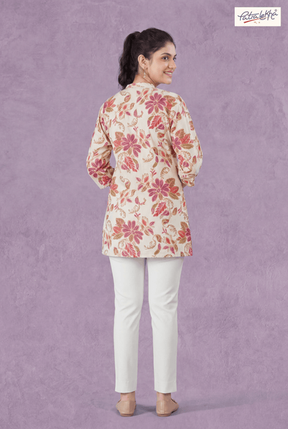 Floral Print Cotton Tunic