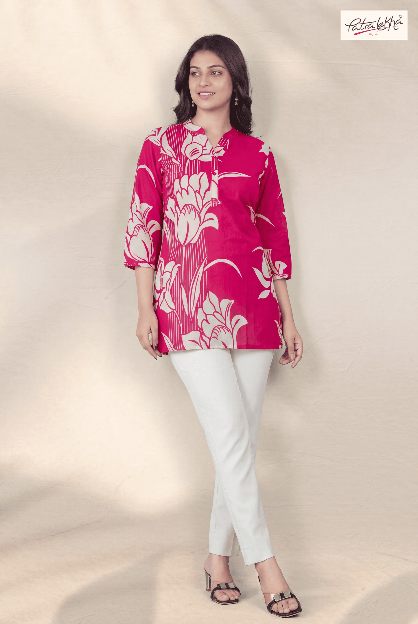 Floral Printed Cotton Tunic