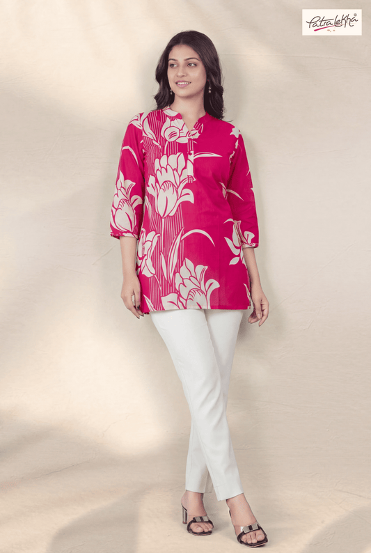 Floral Printed Cotton Tunic
