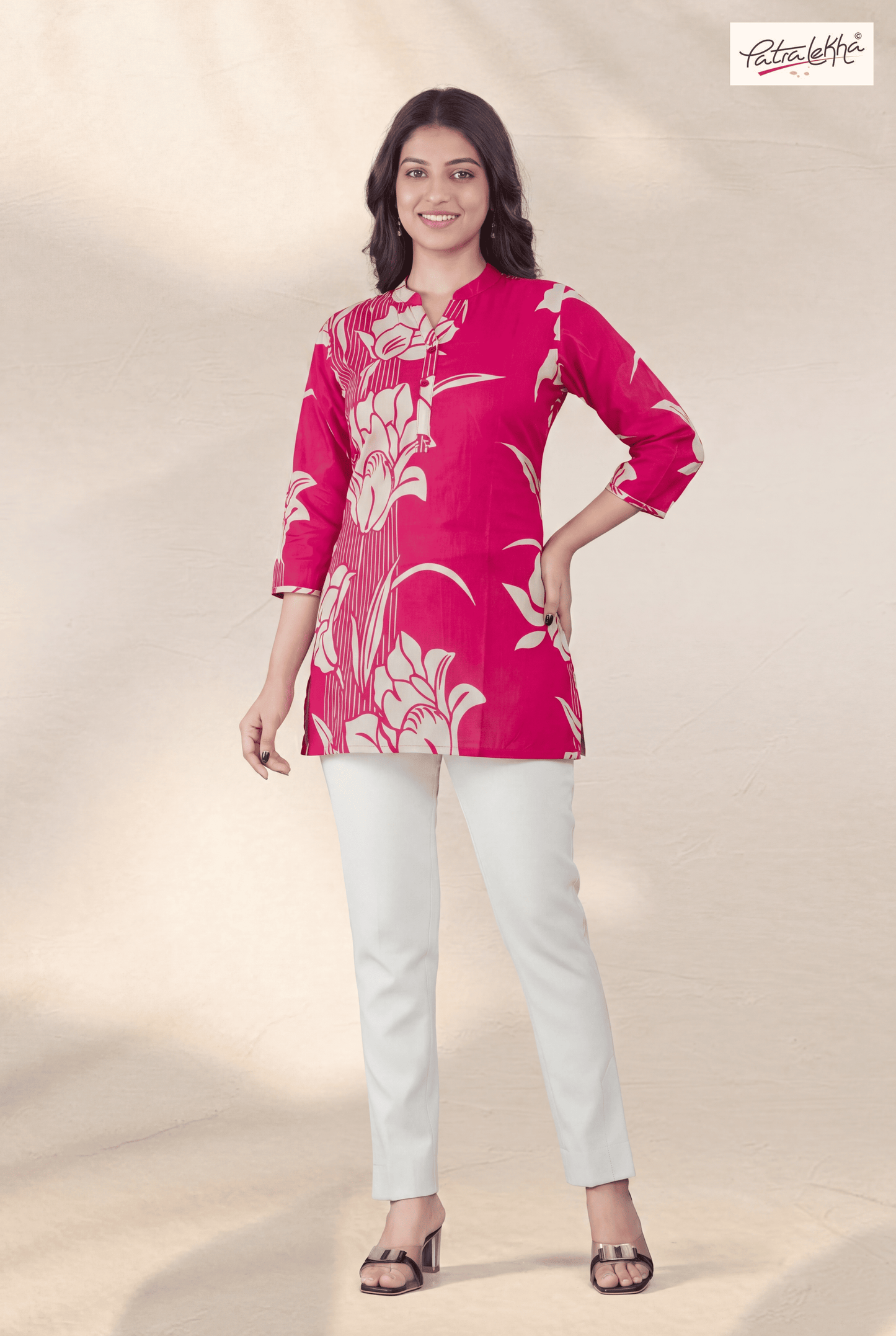 Floral Printed Cotton Tunic