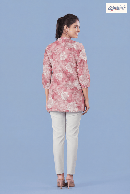 Floral Print Cotton Tunics
