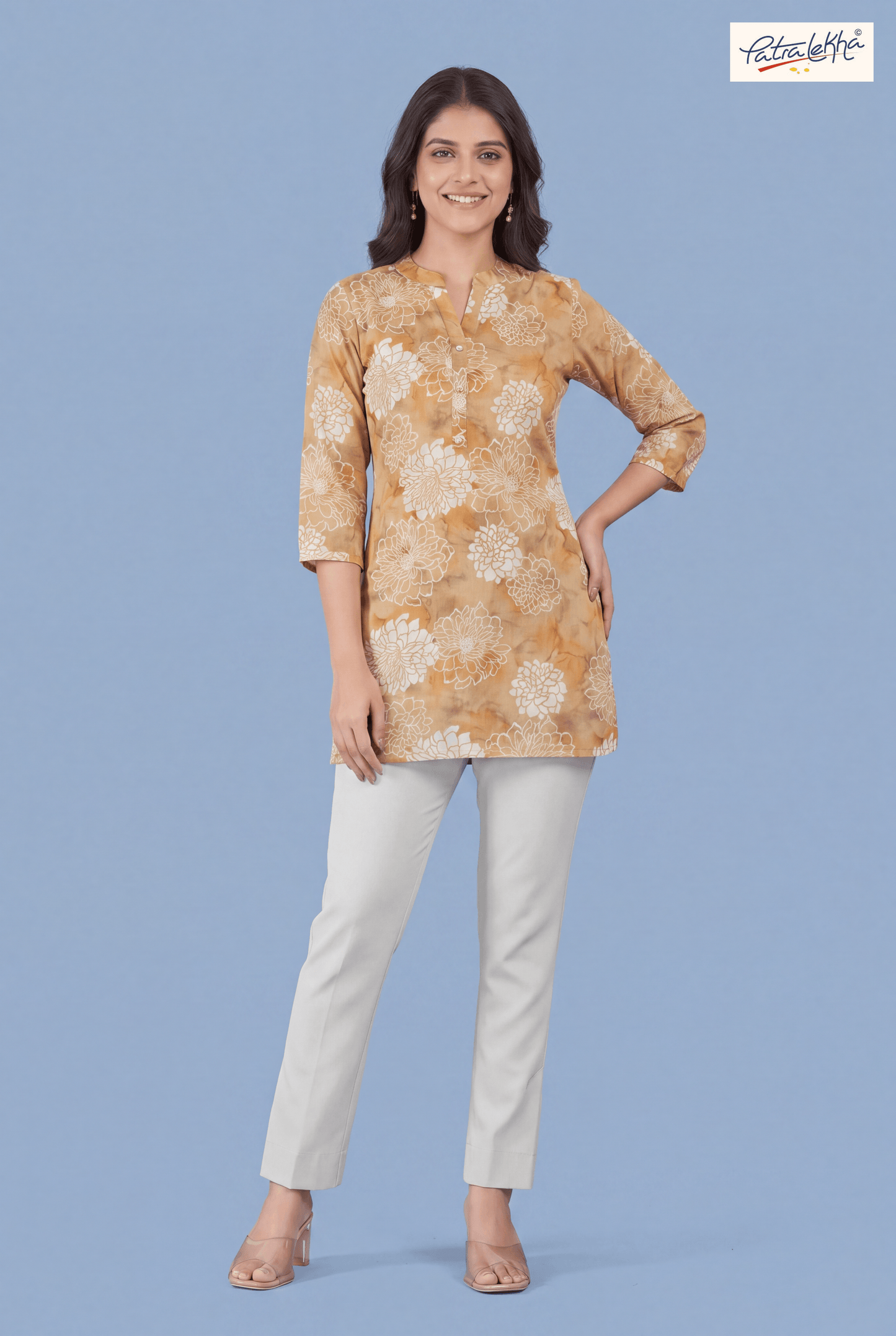 Floral Print Cotton Tunics