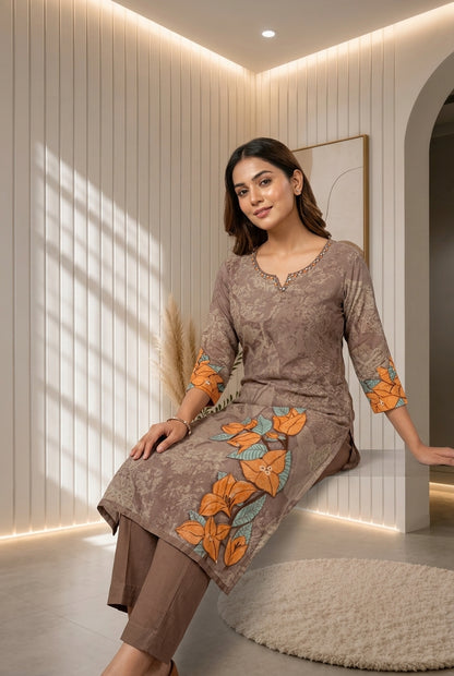 Printed Rayon Kurti