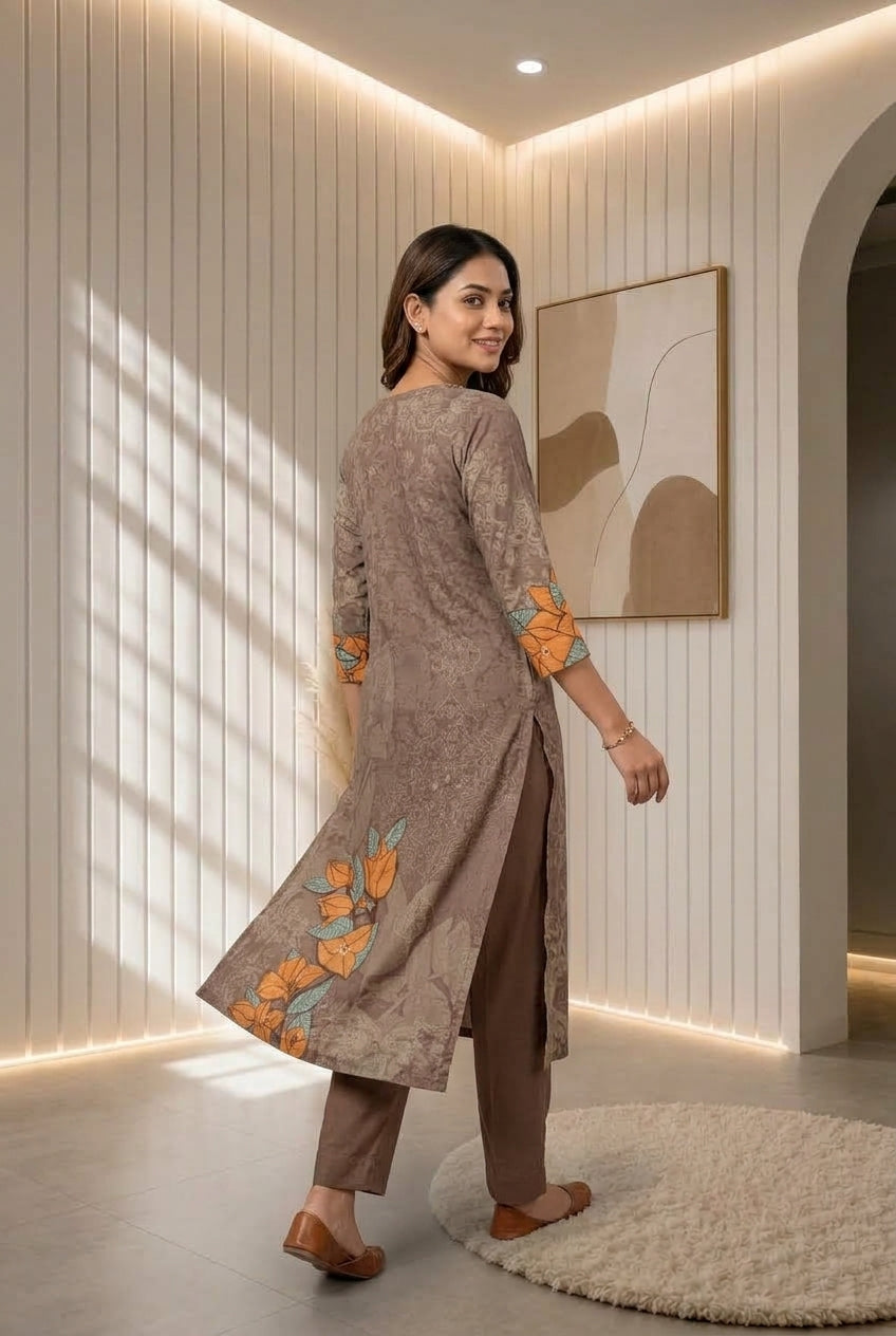 Printed Rayon Kurti