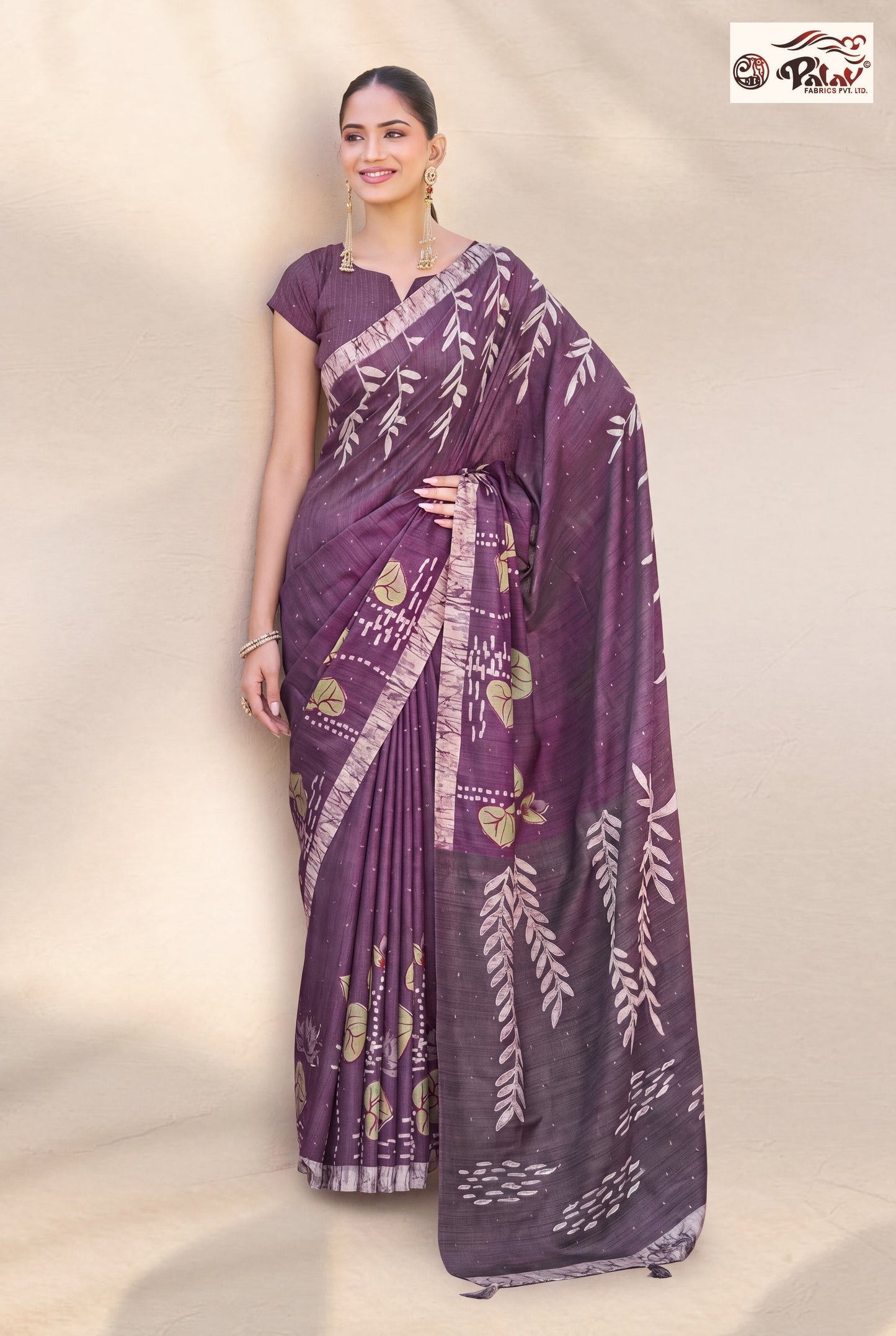 Premium Tasar Silk  Saree with Designer Ari Work