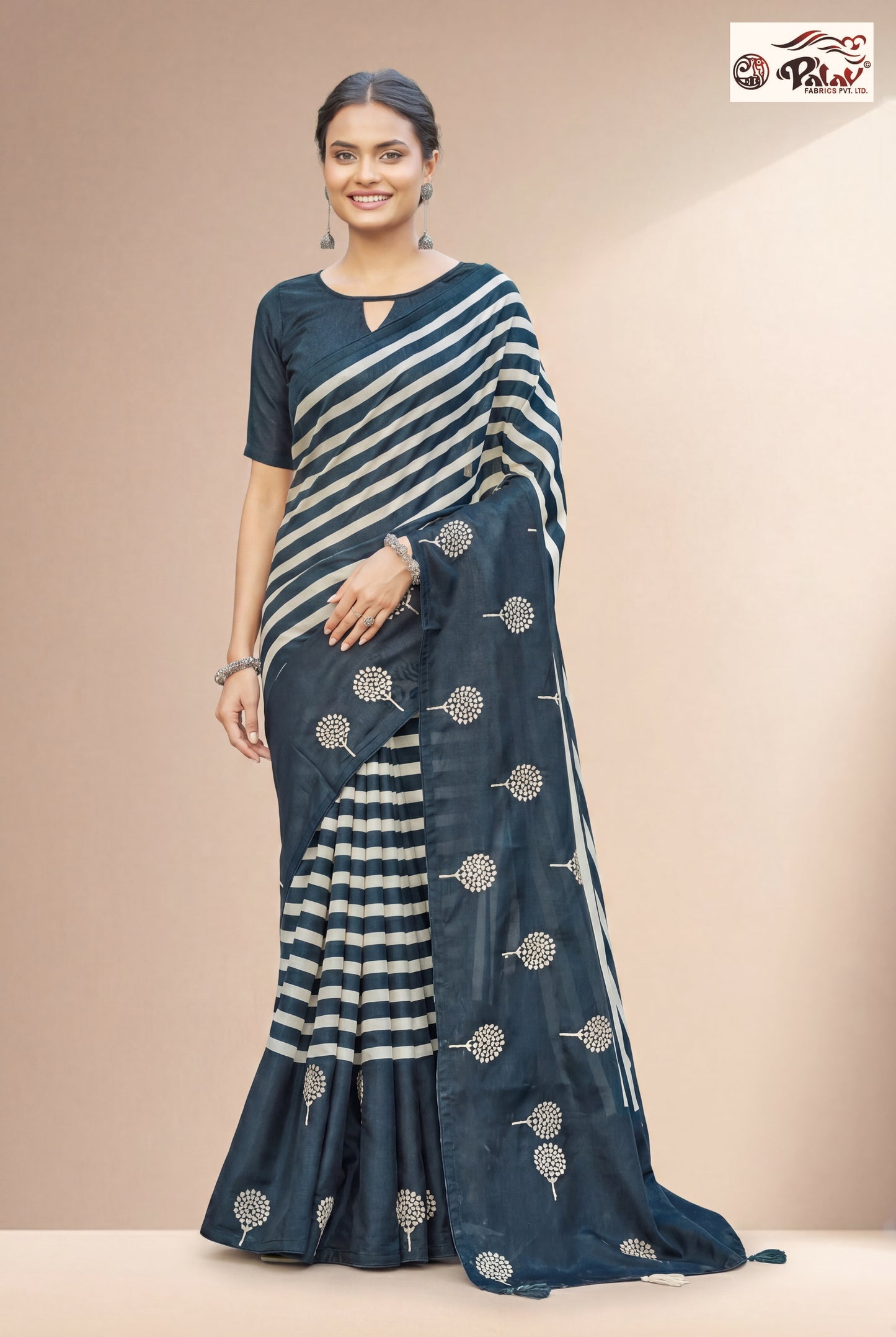 Premium Tussar Silk Saree with Rich Zari Work