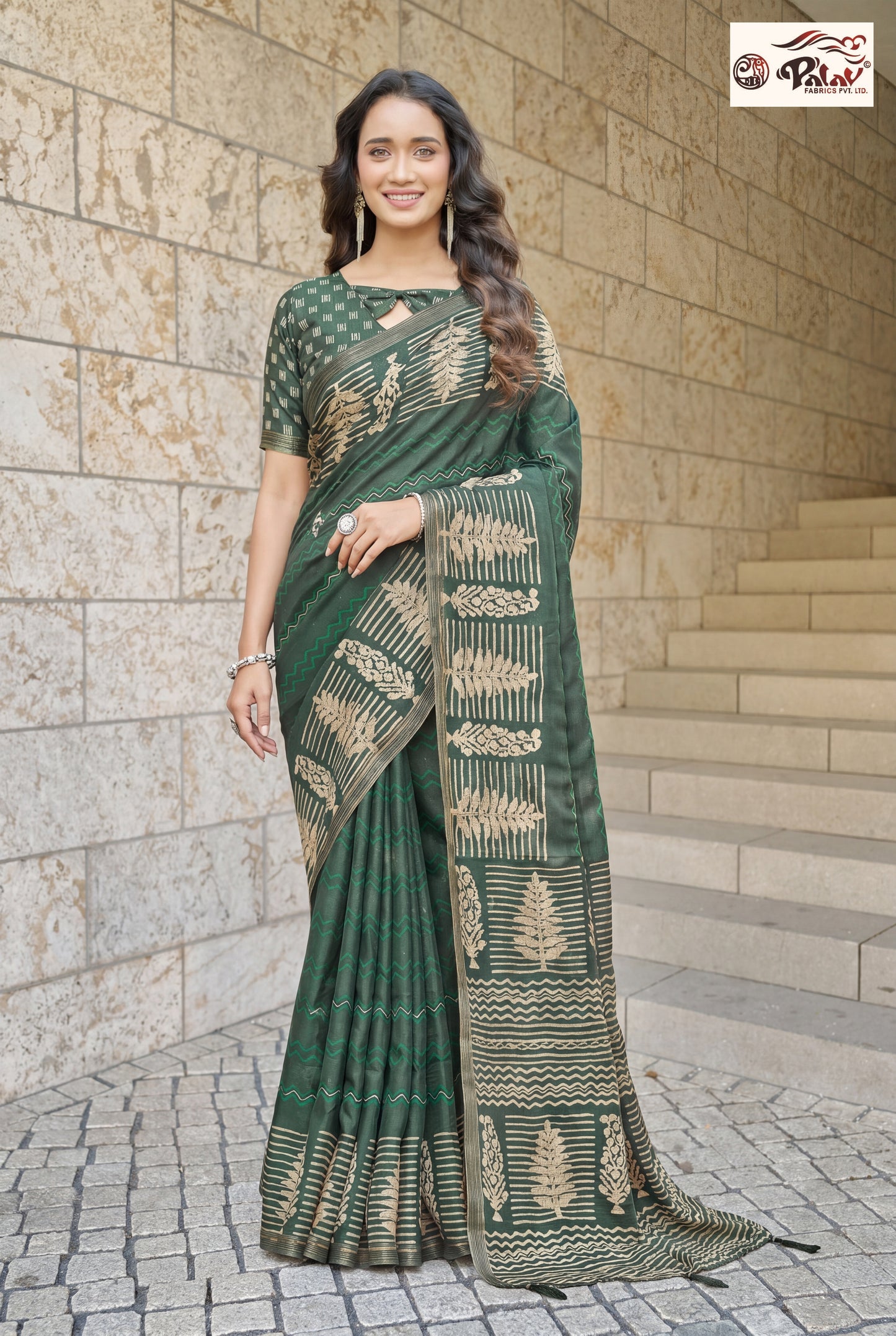 Coffee Brown Tussar Silk Saree with Intricate Ari Work