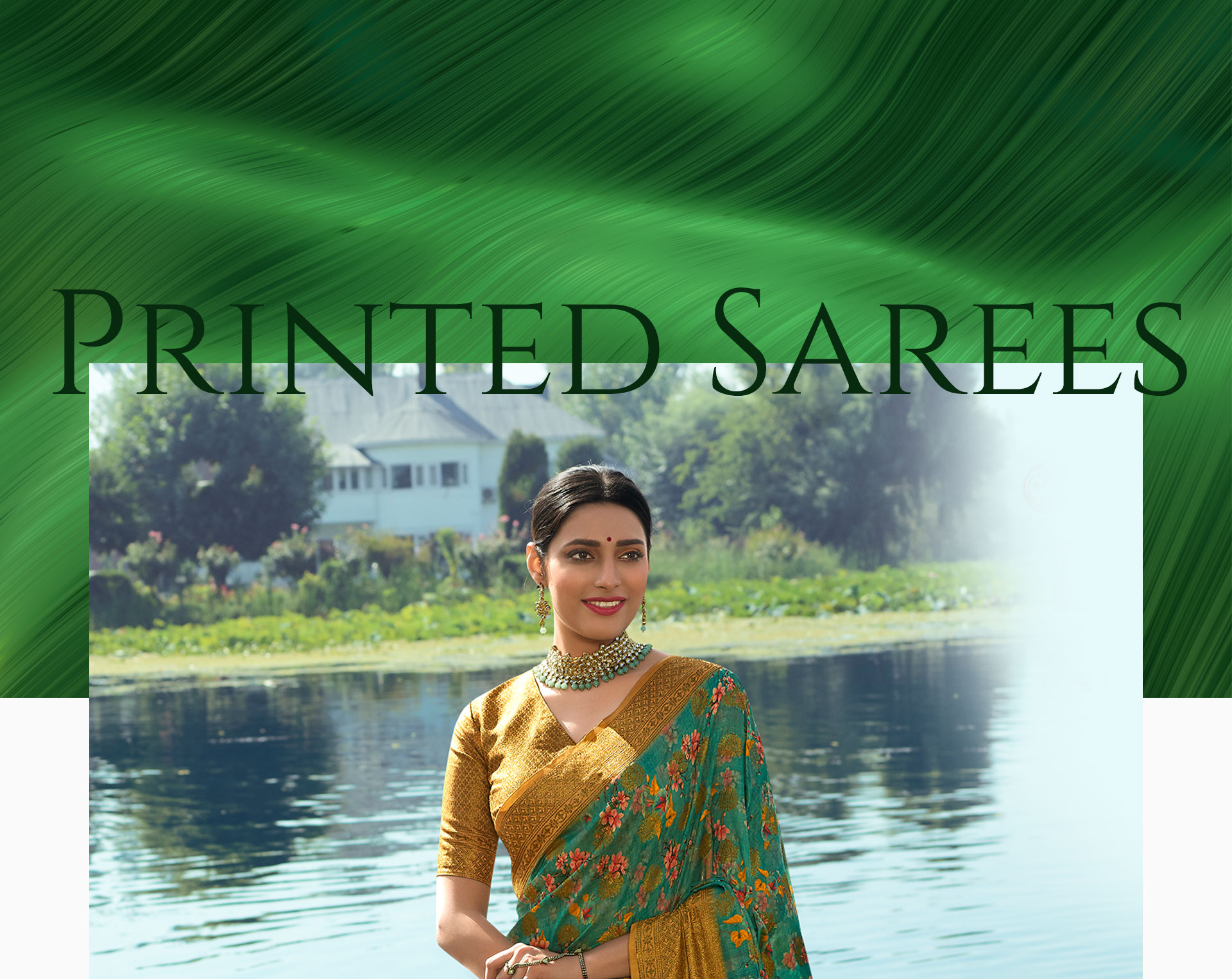 Print Saree